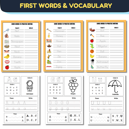 The Ultimate Alphabet Mastery Bundle (450 +Pages) | Trace, Write & Learn