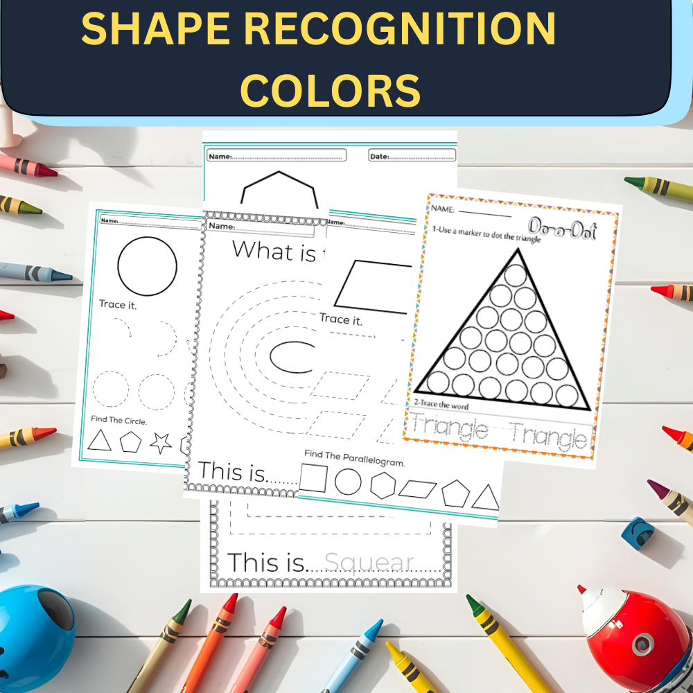 Ultimate Shapes & Colors Activity Bundle (220+ Pages) | Preschool Math PDF