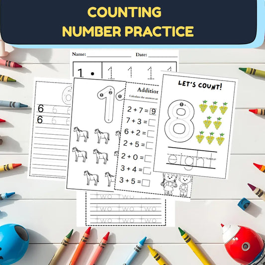 Ultimate Math & Numbers Curriculum (1,100+ Pages) | Preschool to 1st Grade PDF