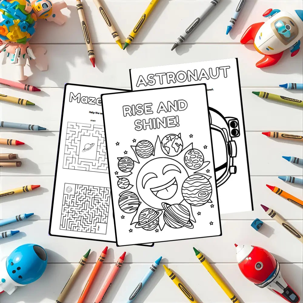 Space Activity Book for Kids (240 Pages) | Printable PDF