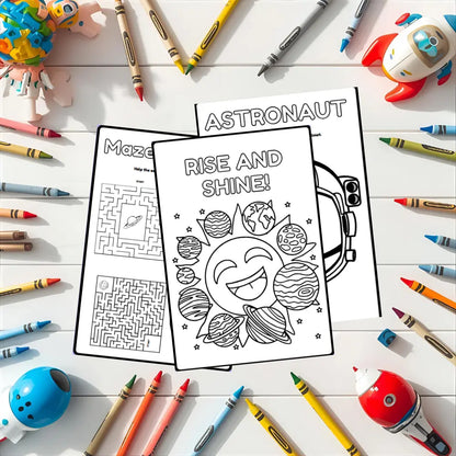 Space Activity Book for Kids (240 Pages) | Printable PDF