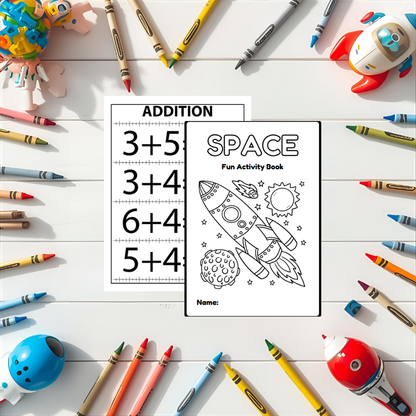 Space Activity Book for Kids (240 Pages) | Printable PDF