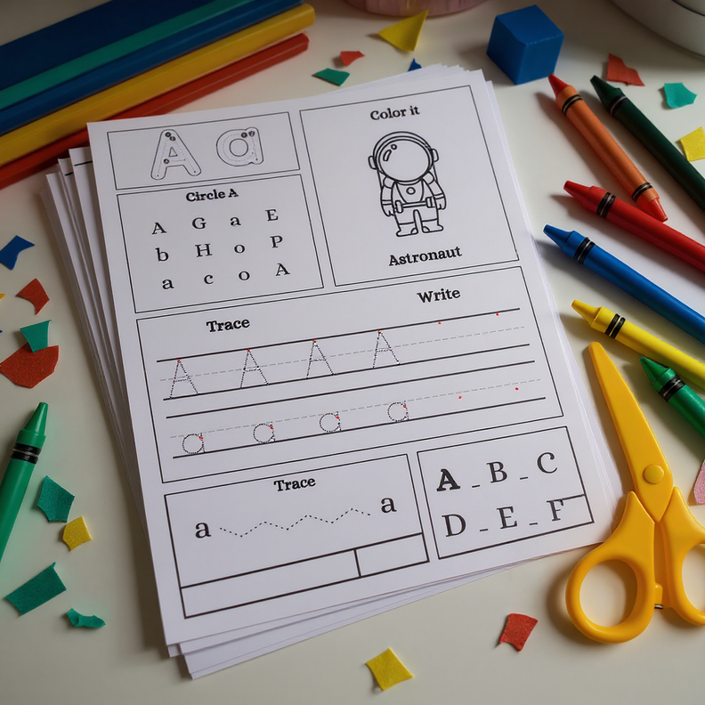 The Ultimate Alphabet Mastery Bundle (450 +Pages) | Trace, Write & Learn