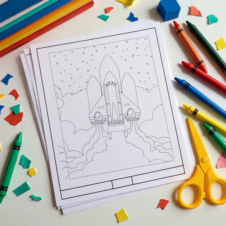 Space Activity Book for Kids (240 Pages) | Printable PDF