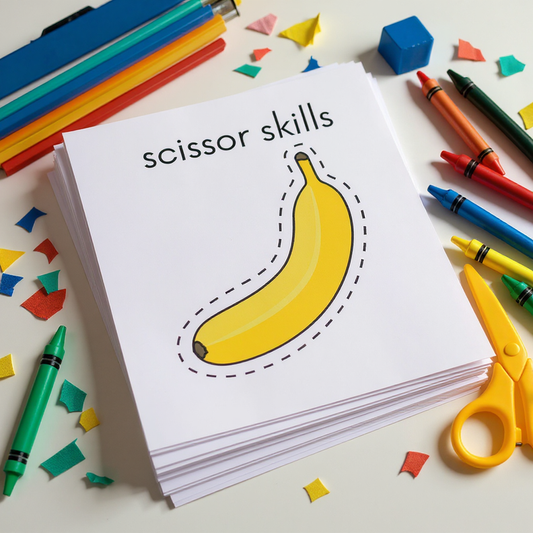 Scissor Skills & Cut-Paste Workbook (600+ Pages) | Fine Motor PDF