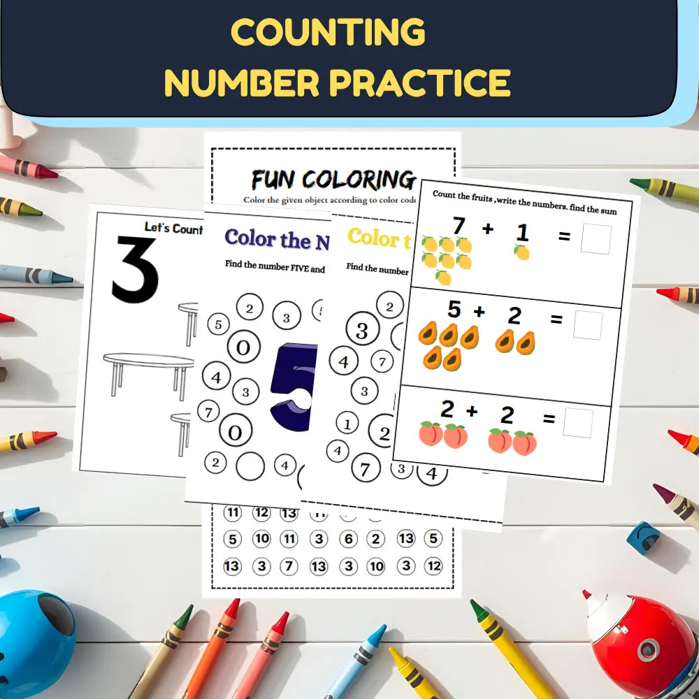 Ultimate Math & Numbers Curriculum (1,100+ Pages) | Preschool to 1st Grade PDF