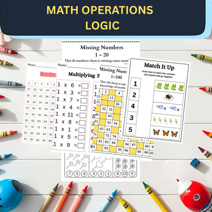 Ultimate Math & Numbers Curriculum (1,100+ Pages) | Preschool to 1st Grade PDF